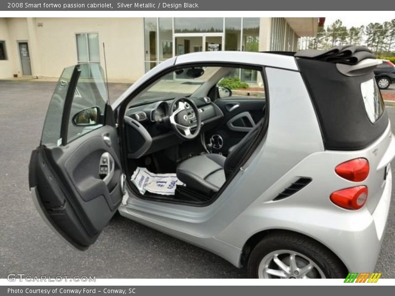 Silver Metallic / Design Black 2008 Smart fortwo passion cabriolet