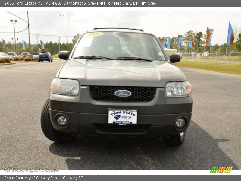 Dark Shadow Grey Metallic / Medium/Dark Flint Grey 2005 Ford Escape XLT V6 4WD