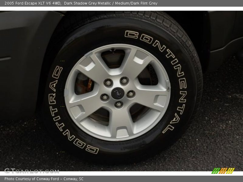 Dark Shadow Grey Metallic / Medium/Dark Flint Grey 2005 Ford Escape XLT V6 4WD