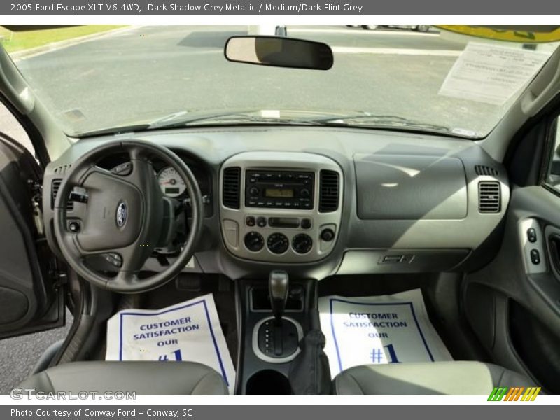 Dark Shadow Grey Metallic / Medium/Dark Flint Grey 2005 Ford Escape XLT V6 4WD