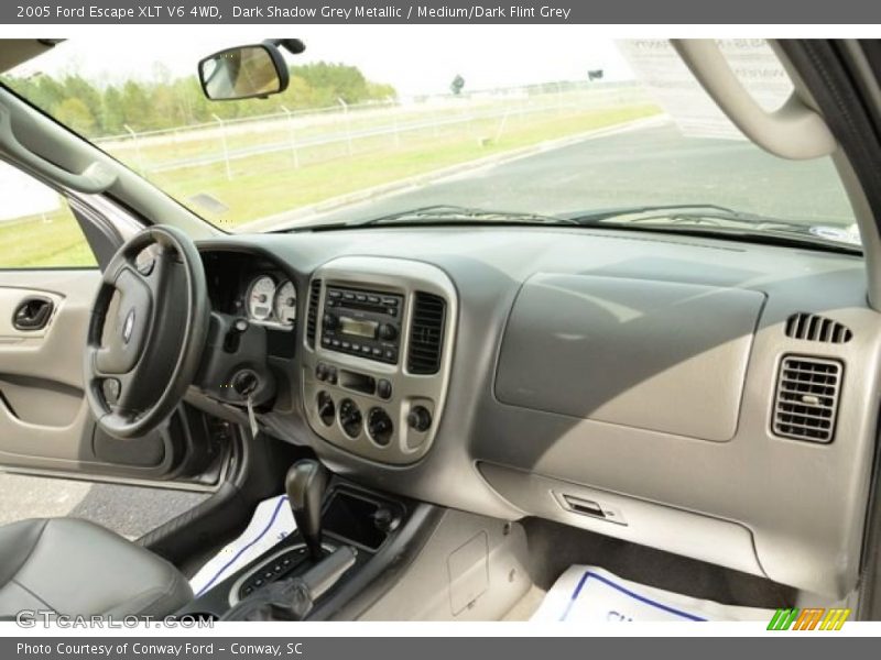Dark Shadow Grey Metallic / Medium/Dark Flint Grey 2005 Ford Escape XLT V6 4WD