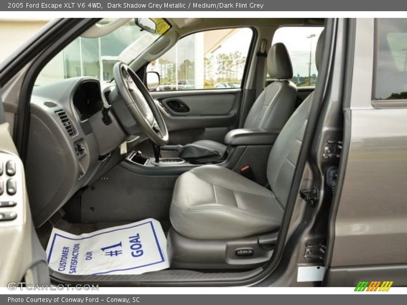 Dark Shadow Grey Metallic / Medium/Dark Flint Grey 2005 Ford Escape XLT V6 4WD
