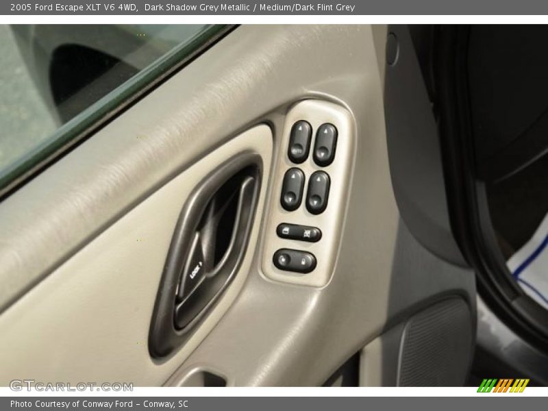 Dark Shadow Grey Metallic / Medium/Dark Flint Grey 2005 Ford Escape XLT V6 4WD