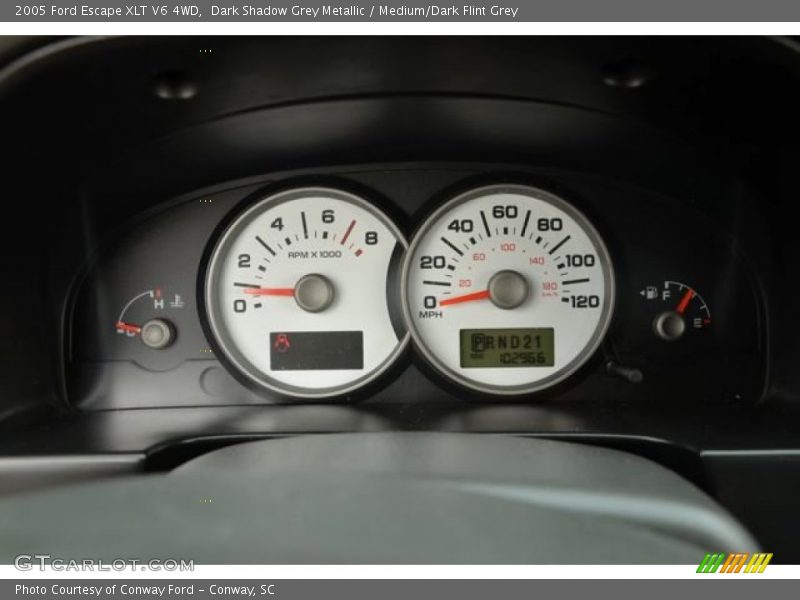 Dark Shadow Grey Metallic / Medium/Dark Flint Grey 2005 Ford Escape XLT V6 4WD