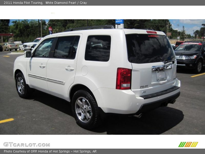 White Diamond Pearl / Gray 2011 Honda Pilot Touring
