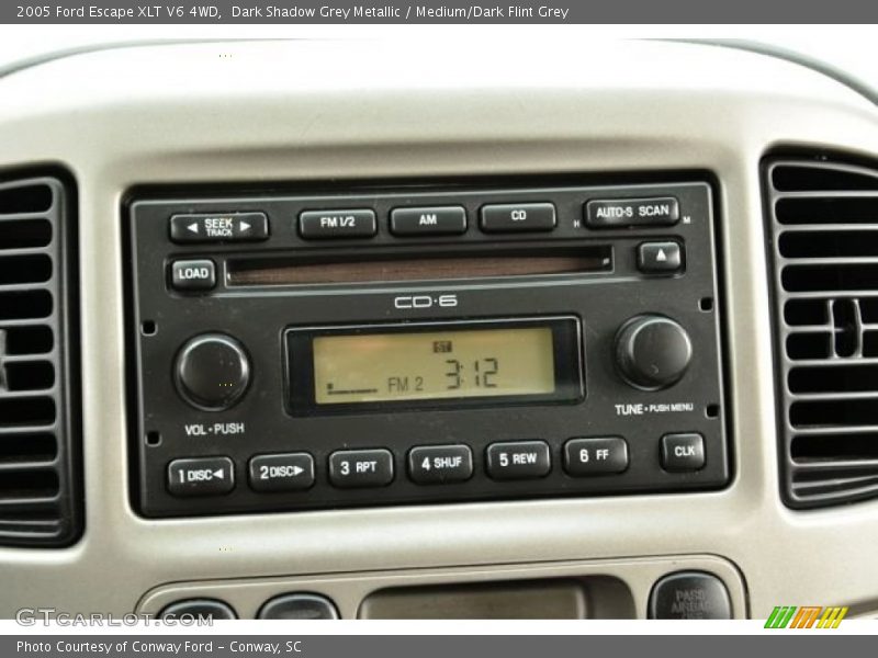 Dark Shadow Grey Metallic / Medium/Dark Flint Grey 2005 Ford Escape XLT V6 4WD
