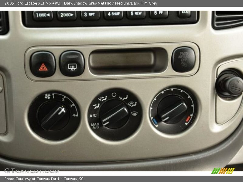 Dark Shadow Grey Metallic / Medium/Dark Flint Grey 2005 Ford Escape XLT V6 4WD