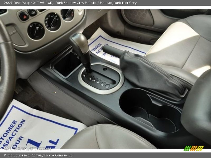 Dark Shadow Grey Metallic / Medium/Dark Flint Grey 2005 Ford Escape XLT V6 4WD