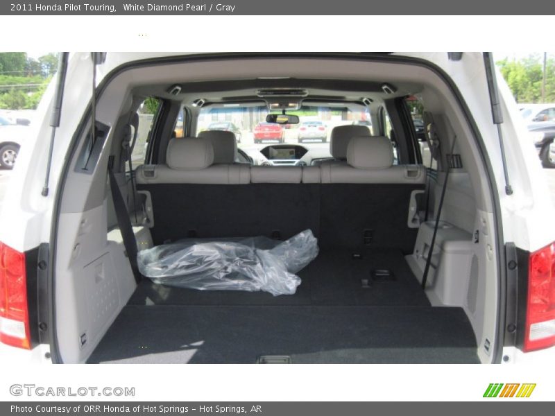 White Diamond Pearl / Gray 2011 Honda Pilot Touring