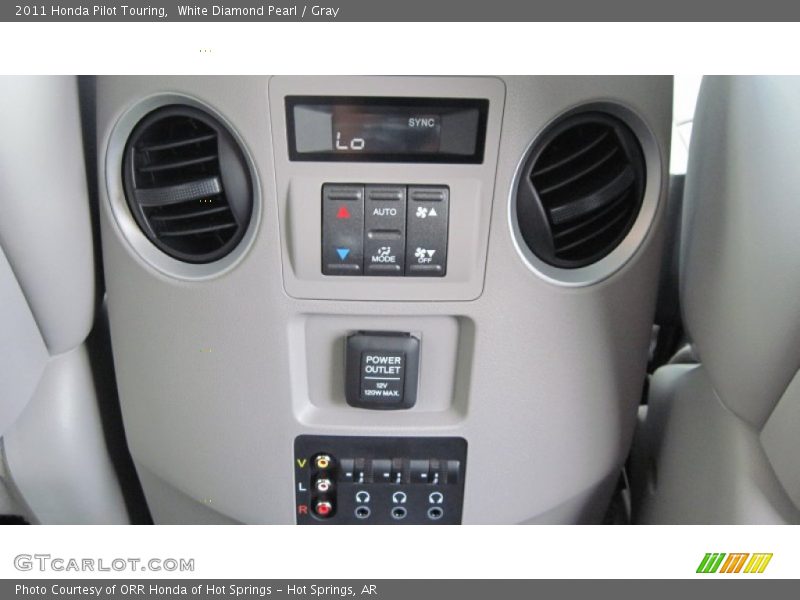 White Diamond Pearl / Gray 2011 Honda Pilot Touring
