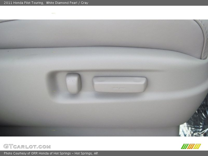 White Diamond Pearl / Gray 2011 Honda Pilot Touring