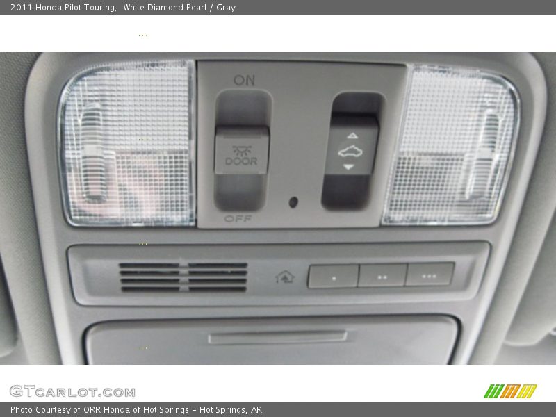 White Diamond Pearl / Gray 2011 Honda Pilot Touring