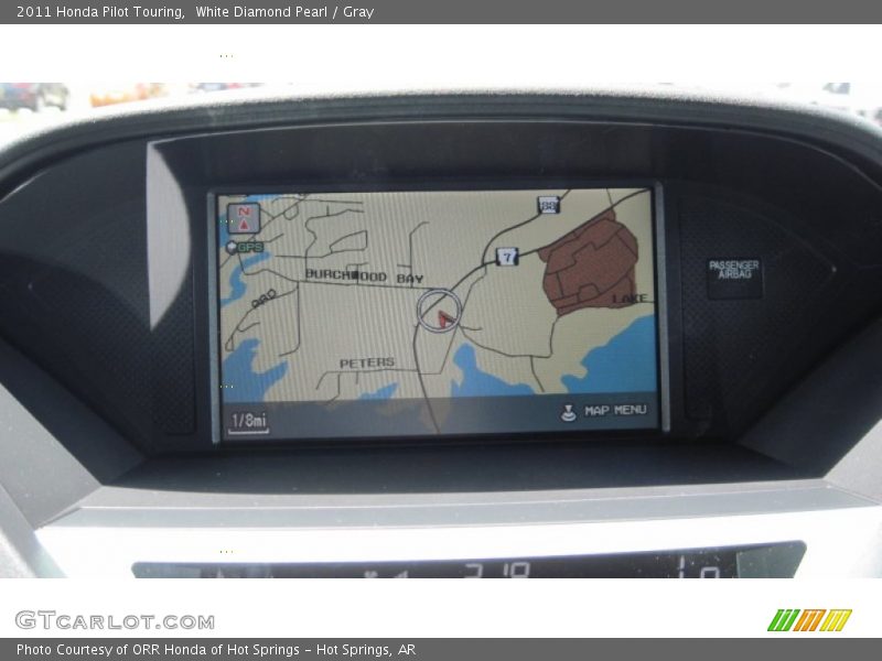 White Diamond Pearl / Gray 2011 Honda Pilot Touring