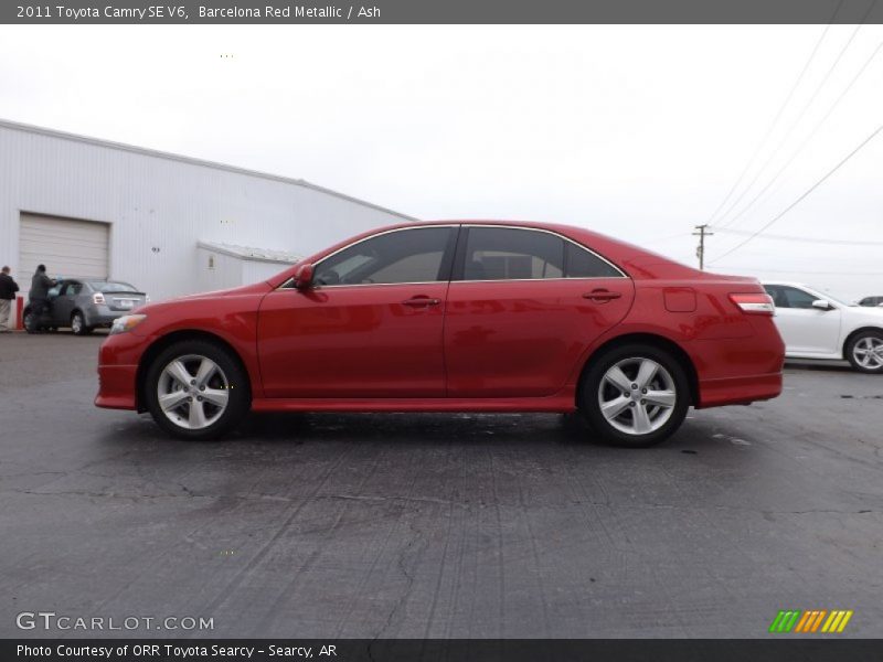 Barcelona Red Metallic / Ash 2011 Toyota Camry SE V6