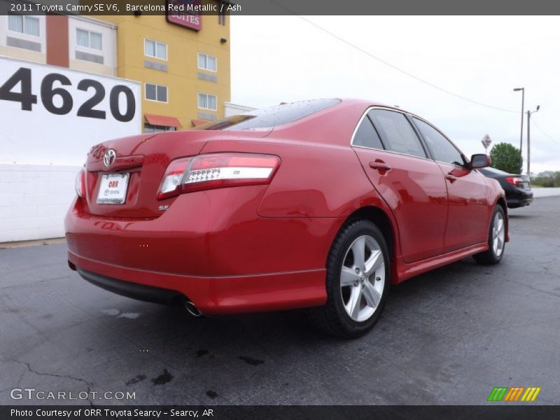 Barcelona Red Metallic / Ash 2011 Toyota Camry SE V6