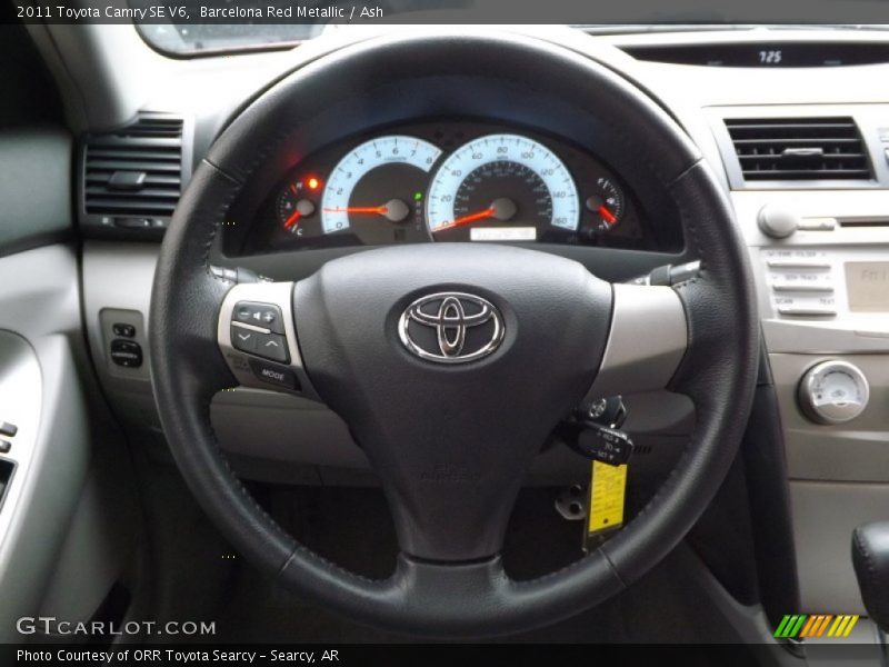 Barcelona Red Metallic / Ash 2011 Toyota Camry SE V6