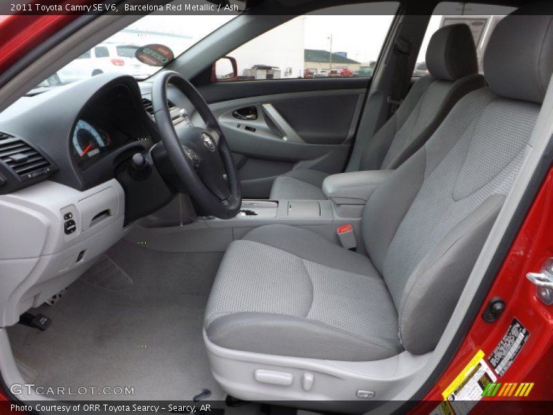 Barcelona Red Metallic / Ash 2011 Toyota Camry SE V6