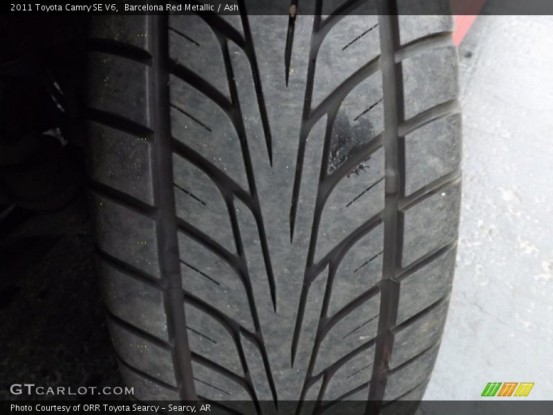 Barcelona Red Metallic / Ash 2011 Toyota Camry SE V6