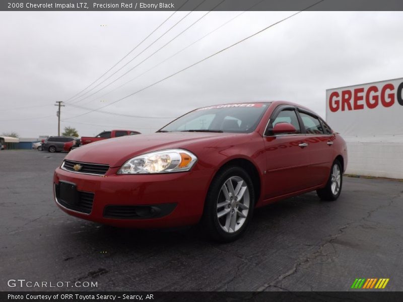 Precision Red / Ebony Black 2008 Chevrolet Impala LTZ