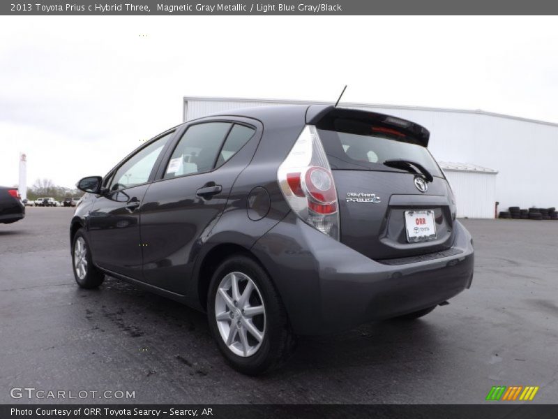 Magnetic Gray Metallic / Light Blue Gray/Black 2013 Toyota Prius c Hybrid Three