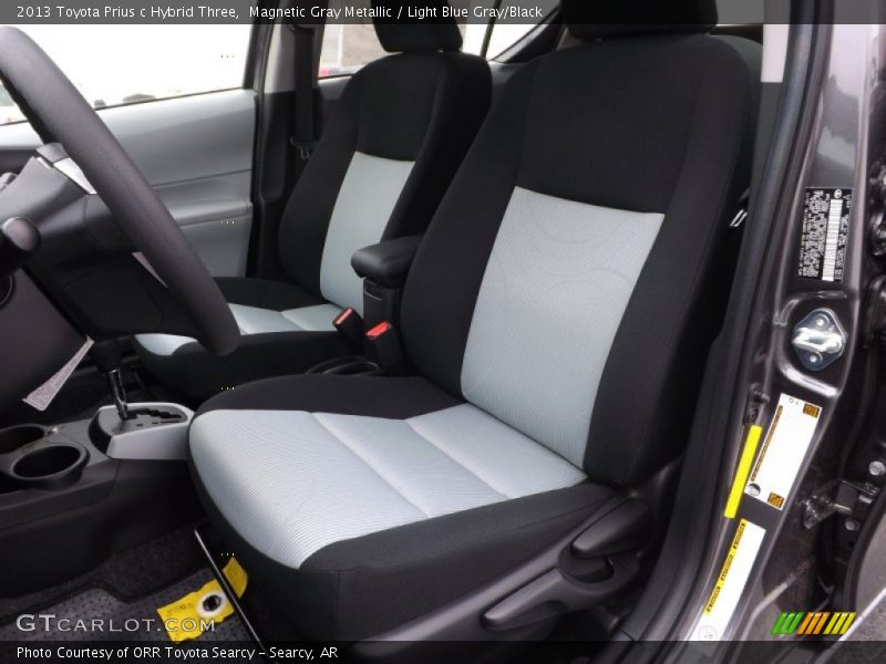 Front Seat of 2013 Prius c Hybrid Three