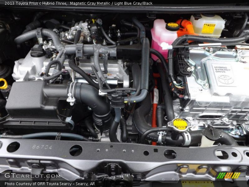  2013 Prius c Hybrid Three Engine - 1.5 Liter DOHC 16-Valve VVT-i 4 Cylinder Gasoline/Electric Hybrid