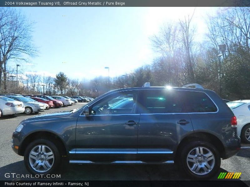 Offroad Grey Metallic / Pure Beige 2004 Volkswagen Touareg V8