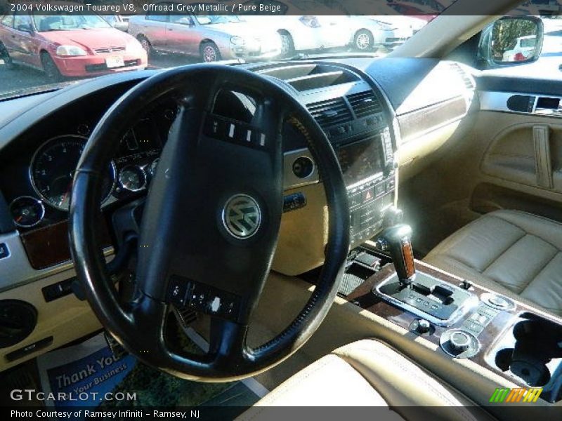Offroad Grey Metallic / Pure Beige 2004 Volkswagen Touareg V8