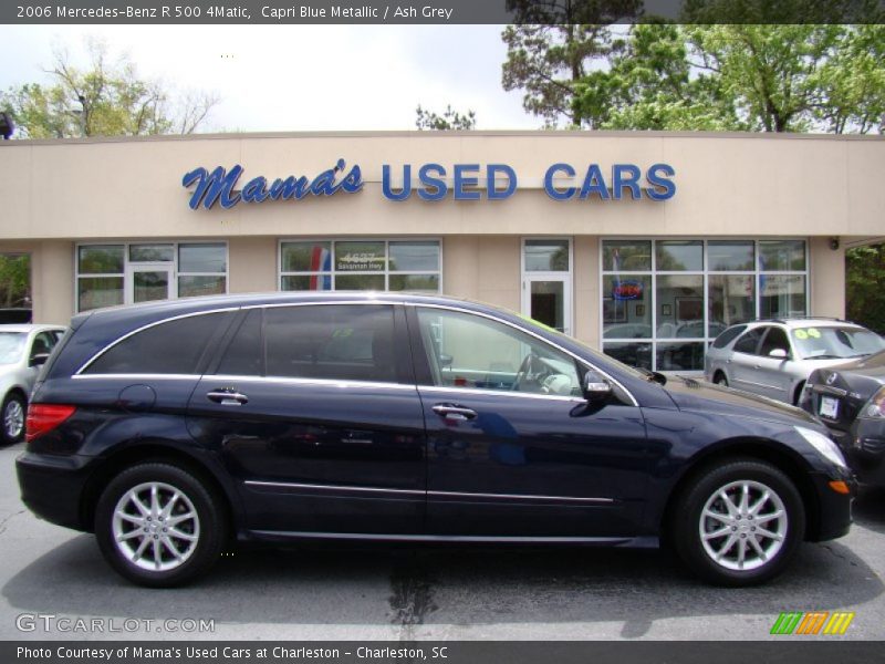 Capri Blue Metallic / Ash Grey 2006 Mercedes-Benz R 500 4Matic