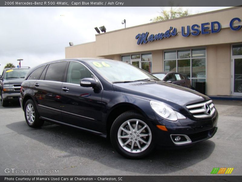 Capri Blue Metallic / Ash Grey 2006 Mercedes-Benz R 500 4Matic