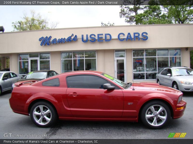 Dark Candy Apple Red / Dark Charcoal 2008 Ford Mustang GT Premium Coupe