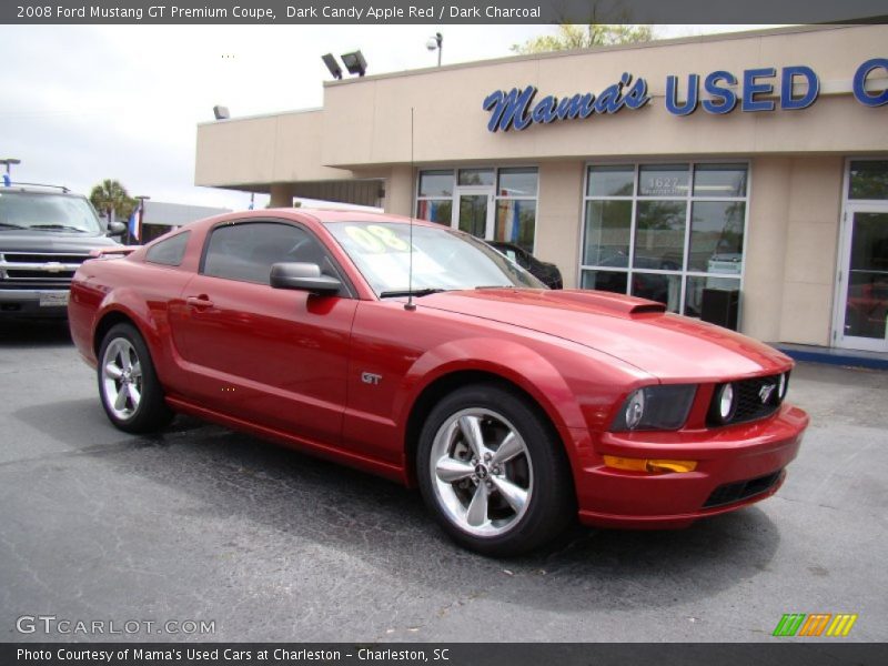 Dark Candy Apple Red / Dark Charcoal 2008 Ford Mustang GT Premium Coupe