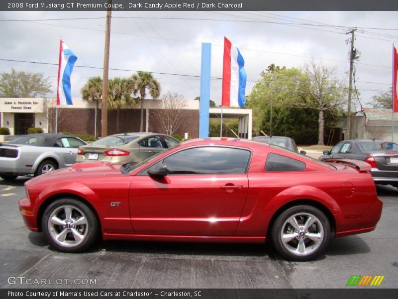 Dark Candy Apple Red / Dark Charcoal 2008 Ford Mustang GT Premium Coupe