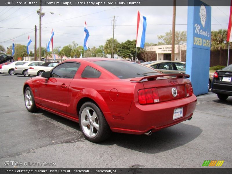 Dark Candy Apple Red / Dark Charcoal 2008 Ford Mustang GT Premium Coupe