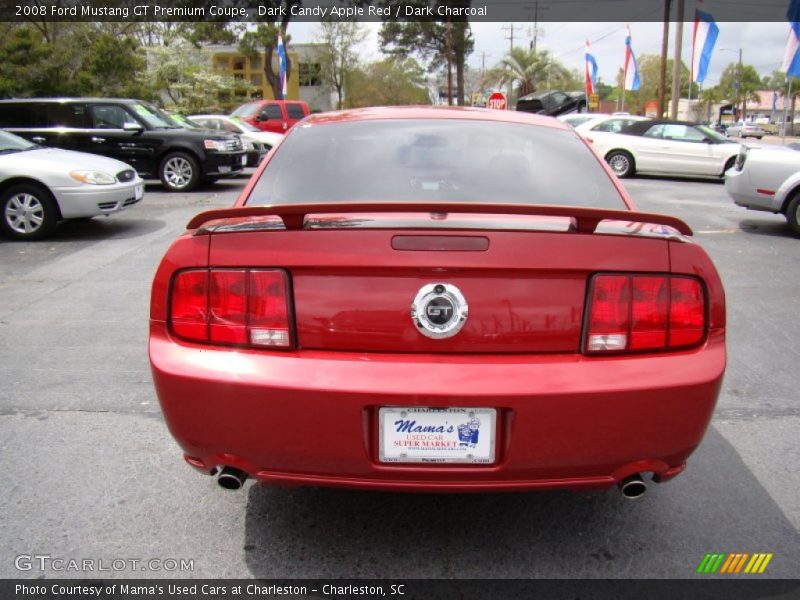 Dark Candy Apple Red / Dark Charcoal 2008 Ford Mustang GT Premium Coupe
