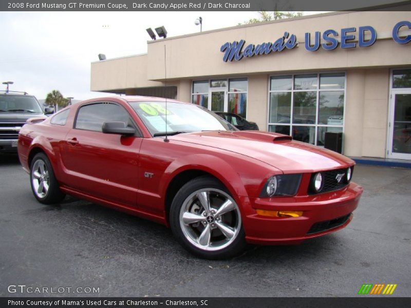 Dark Candy Apple Red / Dark Charcoal 2008 Ford Mustang GT Premium Coupe
