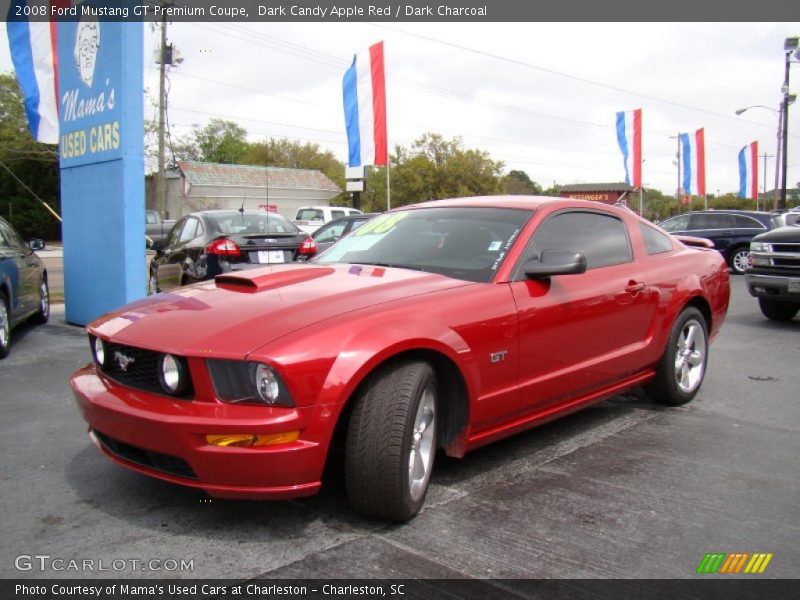 Dark Candy Apple Red / Dark Charcoal 2008 Ford Mustang GT Premium Coupe