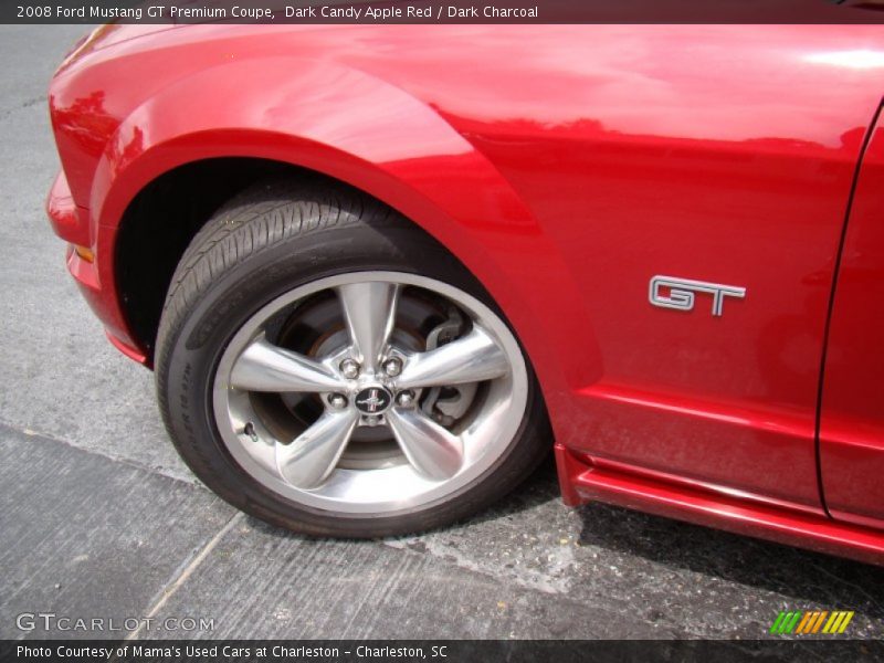 Dark Candy Apple Red / Dark Charcoal 2008 Ford Mustang GT Premium Coupe