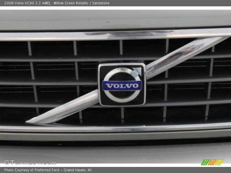 Willow Green Metallic / Sandstone 2008 Volvo XC90 3.2 AWD