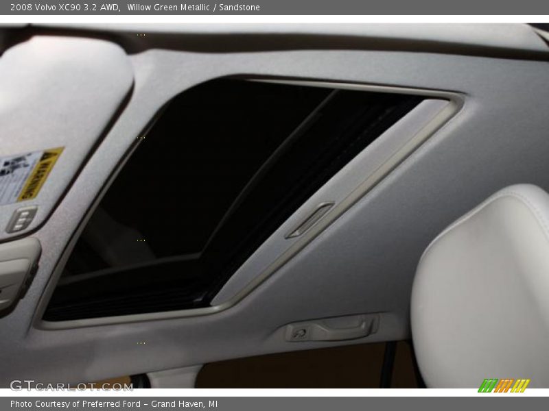Willow Green Metallic / Sandstone 2008 Volvo XC90 3.2 AWD