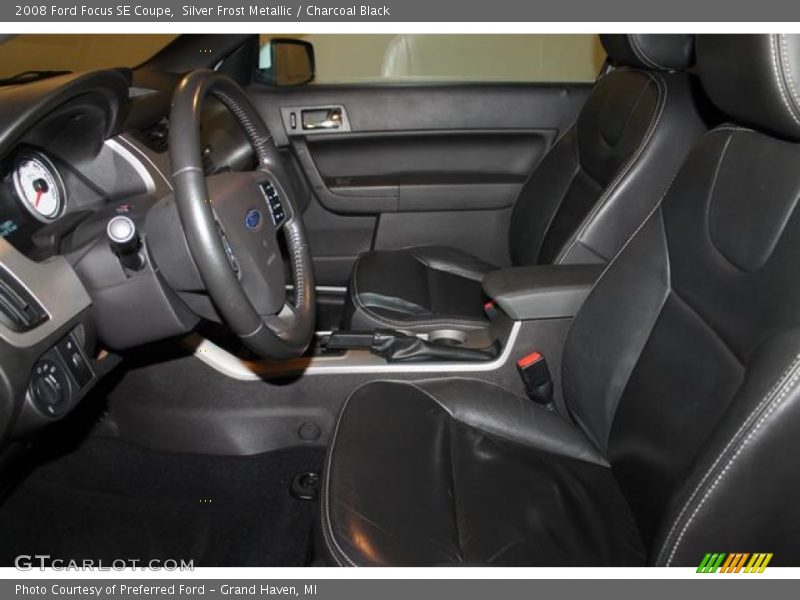  2008 Focus SE Coupe Charcoal Black Interior