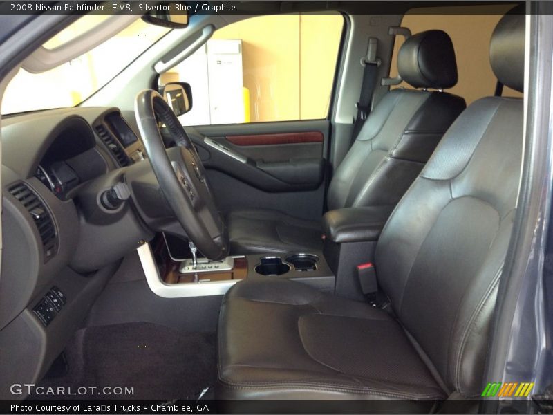 Silverton Blue / Graphite 2008 Nissan Pathfinder LE V8