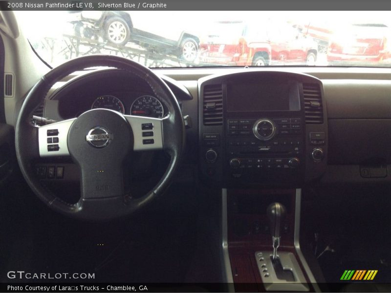 Silverton Blue / Graphite 2008 Nissan Pathfinder LE V8