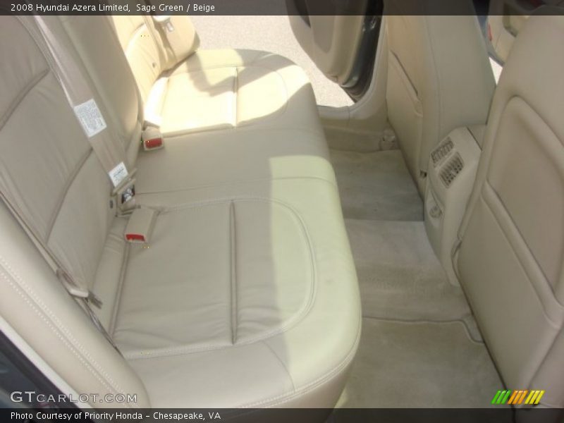 Sage Green / Beige 2008 Hyundai Azera Limited
