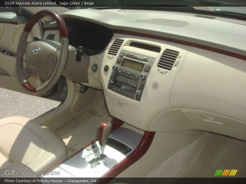 Sage Green / Beige 2008 Hyundai Azera Limited