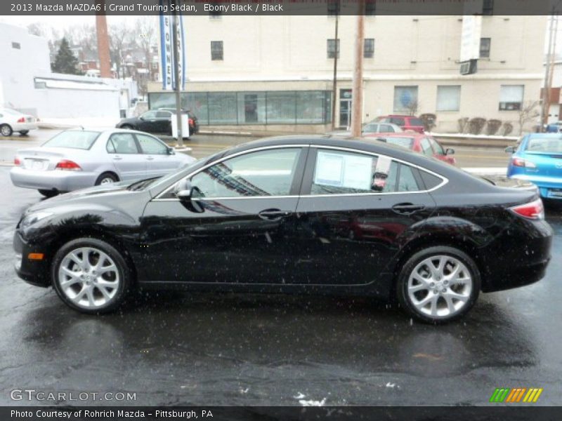 Ebony Black / Black 2013 Mazda MAZDA6 i Grand Touring Sedan