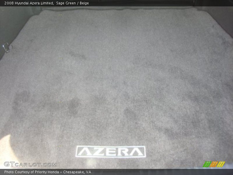 Sage Green / Beige 2008 Hyundai Azera Limited