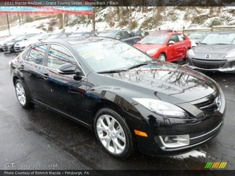 Ebony Black / Black 2013 Mazda MAZDA6 i Grand Touring Sedan