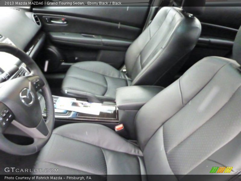 Ebony Black / Black 2013 Mazda MAZDA6 i Grand Touring Sedan