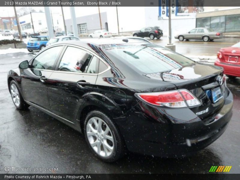 Ebony Black / Black 2013 Mazda MAZDA6 i Grand Touring Sedan